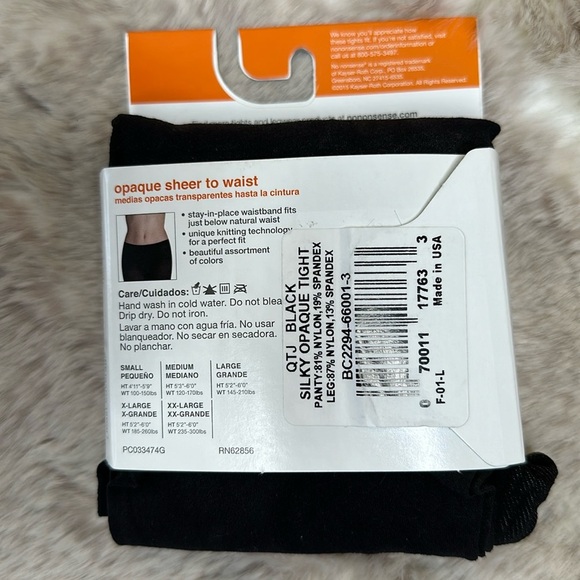 Hanes | No Nonsense | Sheer to Waist Tights with Smarttemp Technology, Size L - Picture 3 of 7